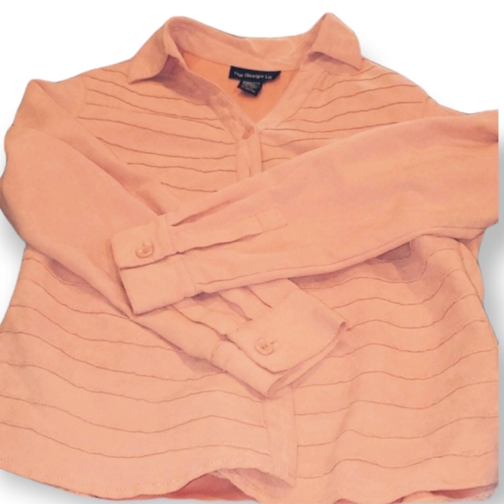 Loft Pink Button Down - image 2